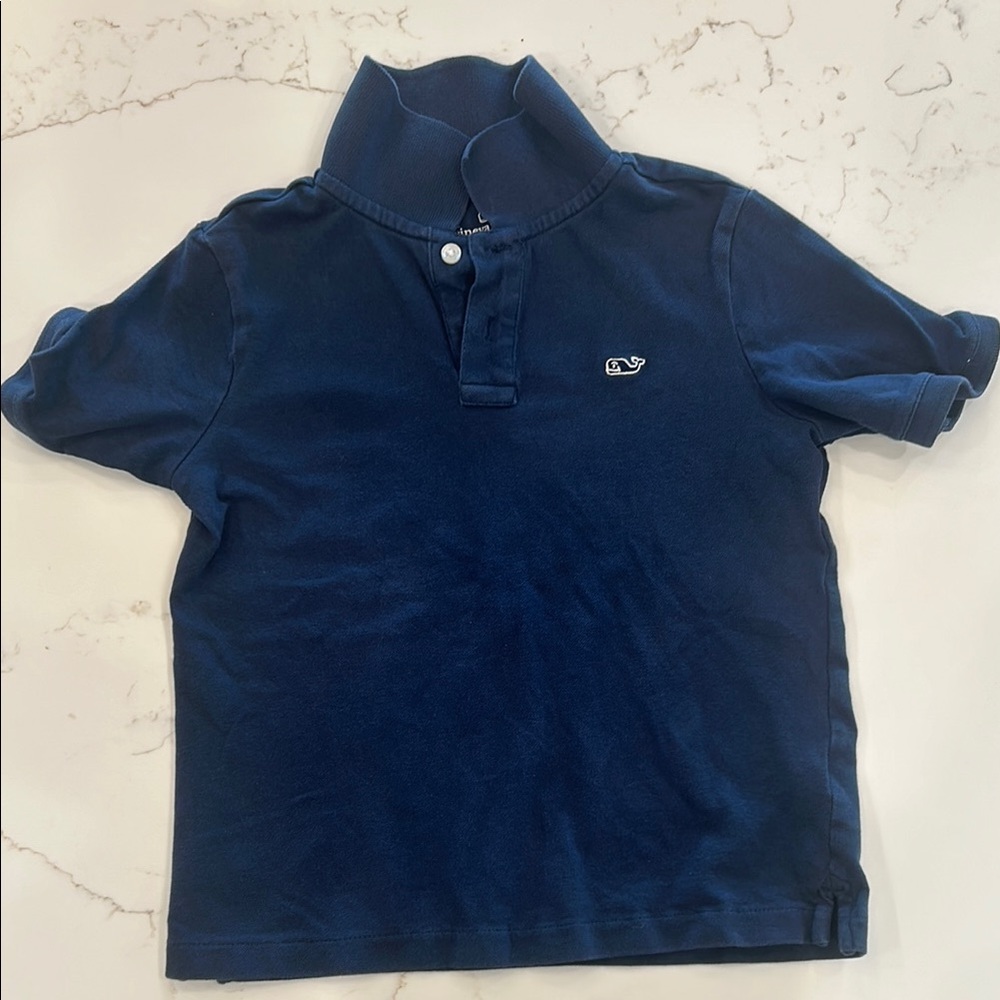 Vineyard Vines | Boys Blue Polo Shirt Classic Fit (4T)